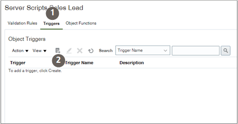 テキストで説明されている要素を識別するコールアウトを含むサーバー・スクリプト営業リード・ページ。