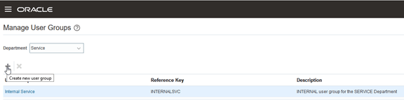 「ユーザー・グループの管理」UI