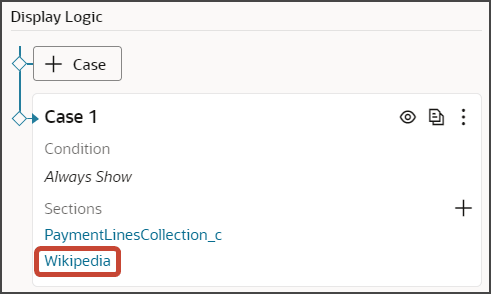 このスクリーンショットは、新しいマッシュアップ・セクションを示しています。