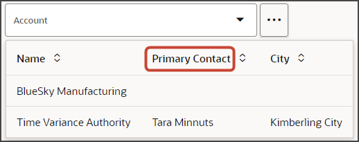 このスクリーンショットは、showContact変数がtrueに設定されているピッカーを示しています。