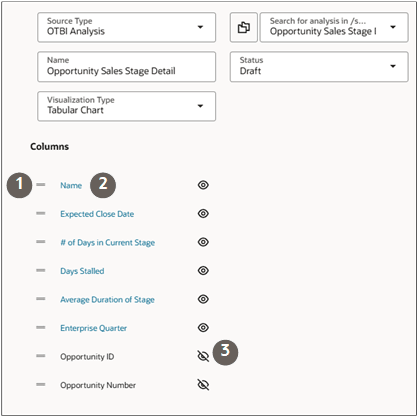 列コントロール
