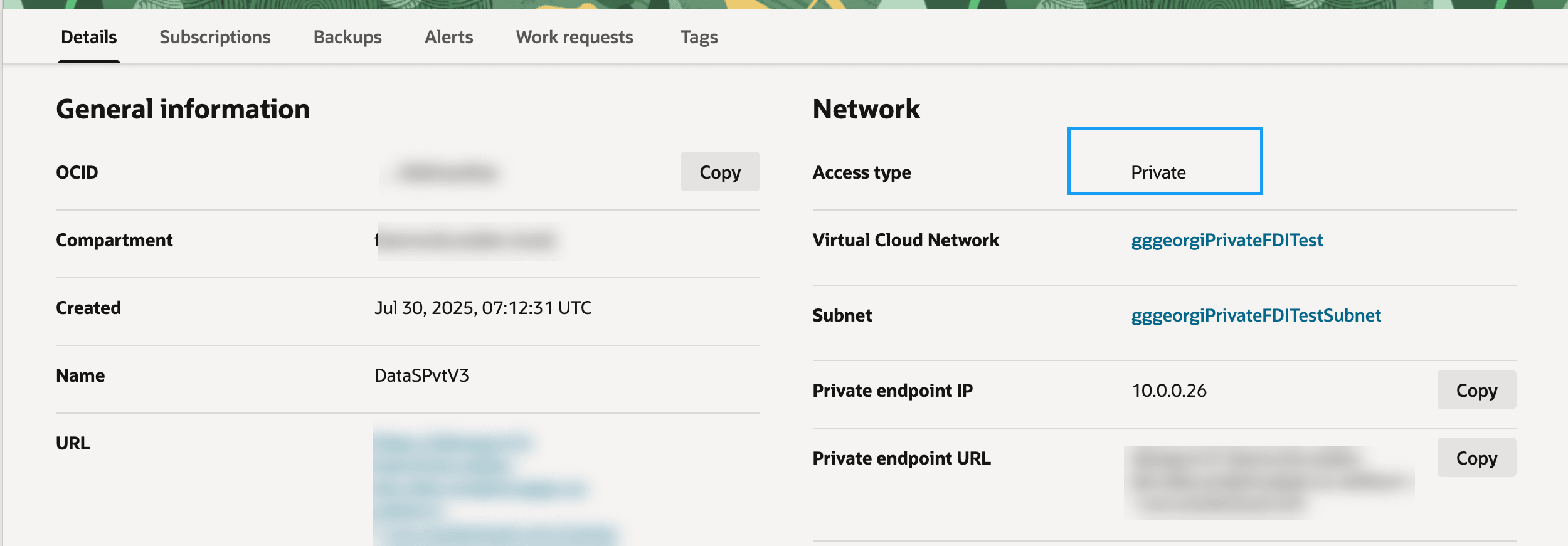 fawag-fdi-pvt-instance-details-oak.pngの説明が続きます