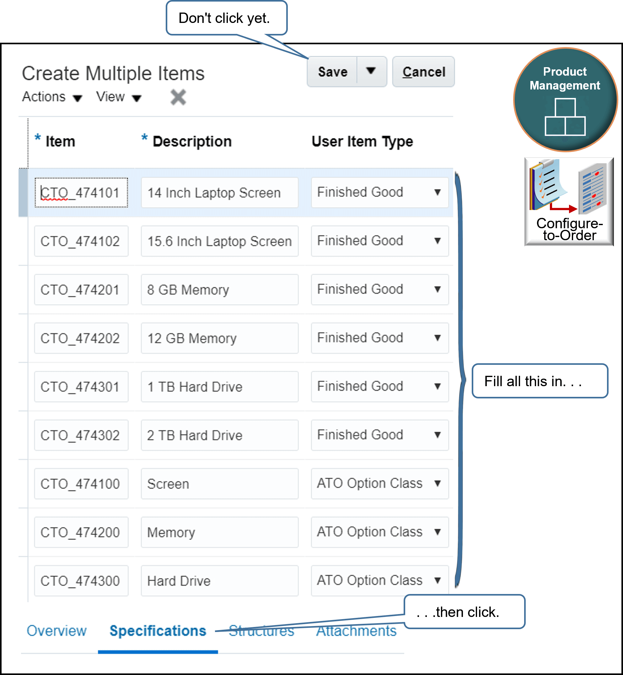 設定は次のようになります