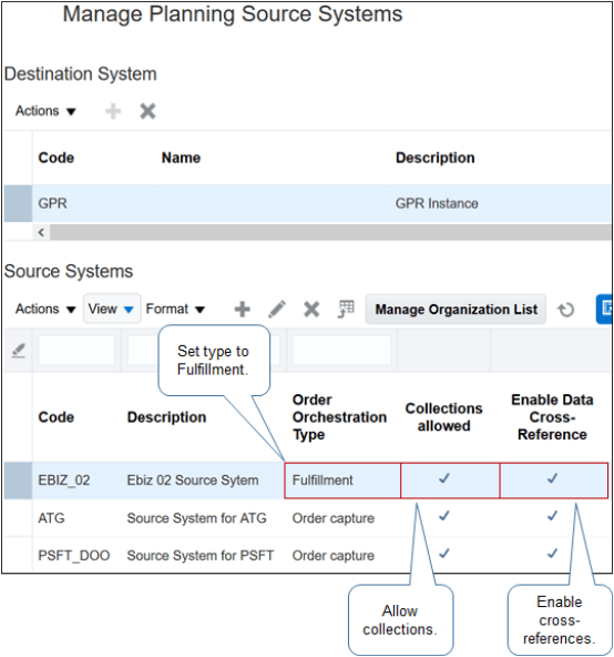 クロス・リファレンスとドメイン値マップ。