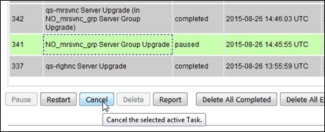 Cancel Task