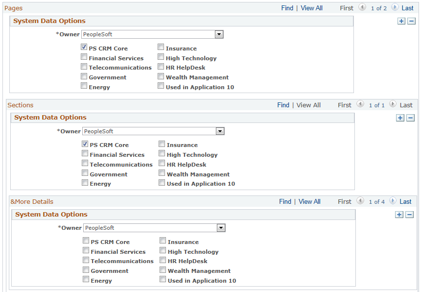 System Data page (2 of 3)