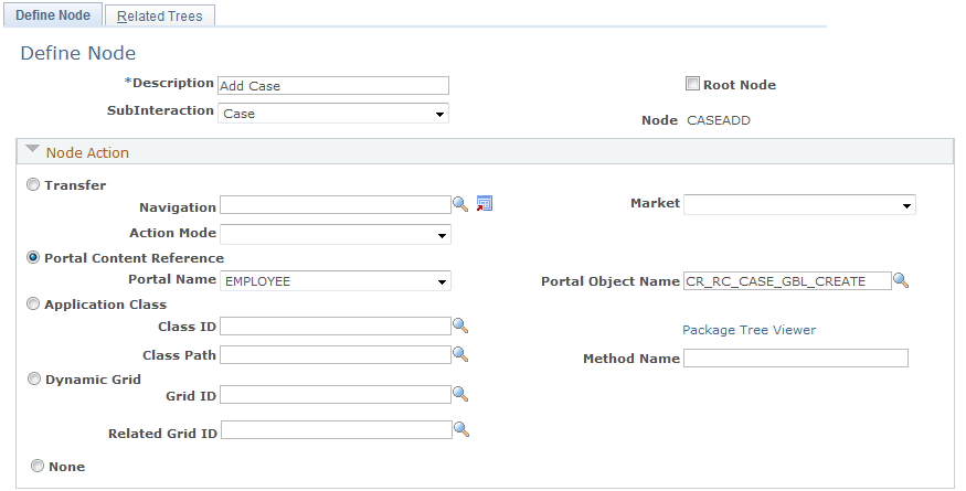 Define Node page (1 of 3)