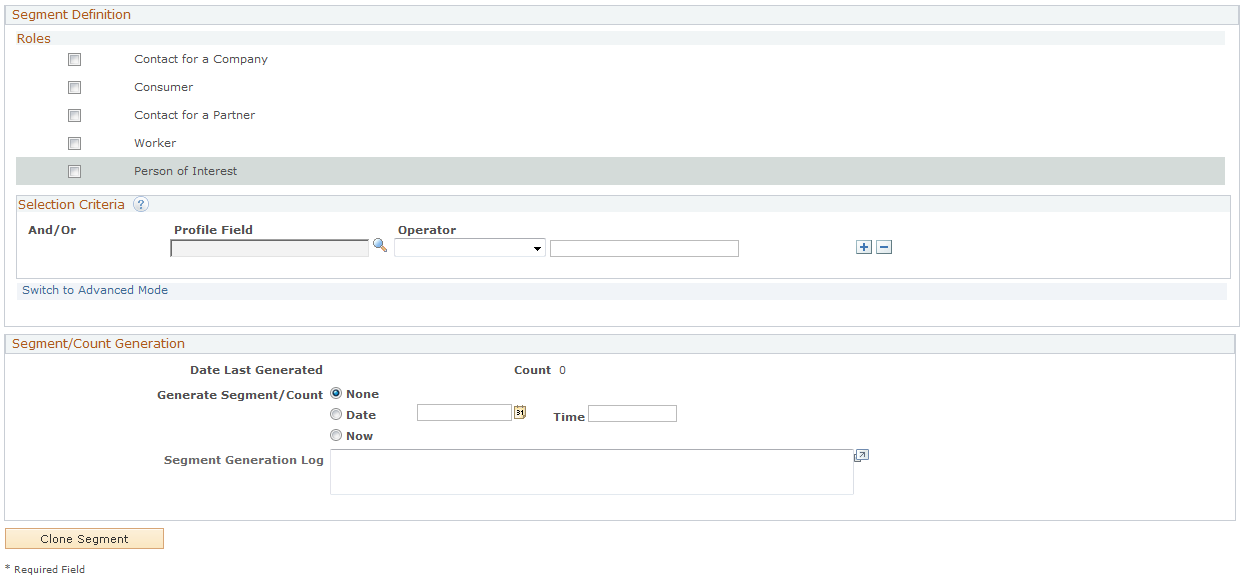 Segment Detail page (2 of 2)