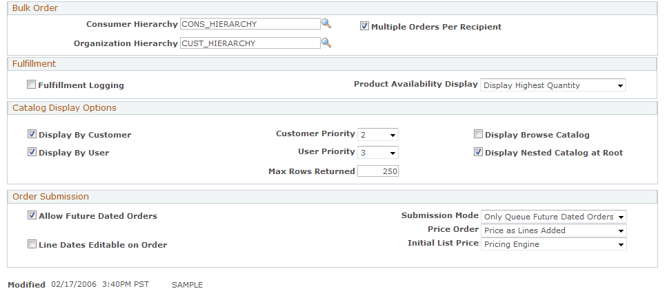 Order Capture Definition - Internal page (3 of 3)