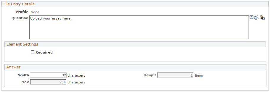 Document Designer - File Entry element