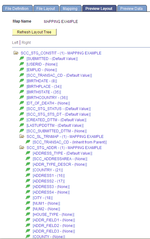 Preview Layout page