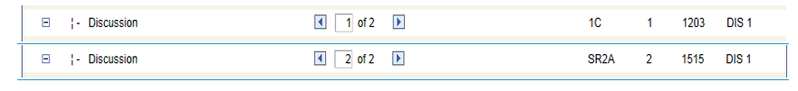 Example of discussion for session setting