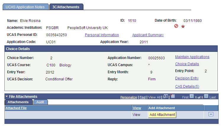 3C (communications, comments, and checklists)/Attachments page (1 of 2)