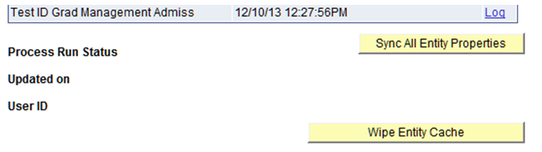 Entity Property Sync page (2 of 2) - Prospect/Admissions Data Load example