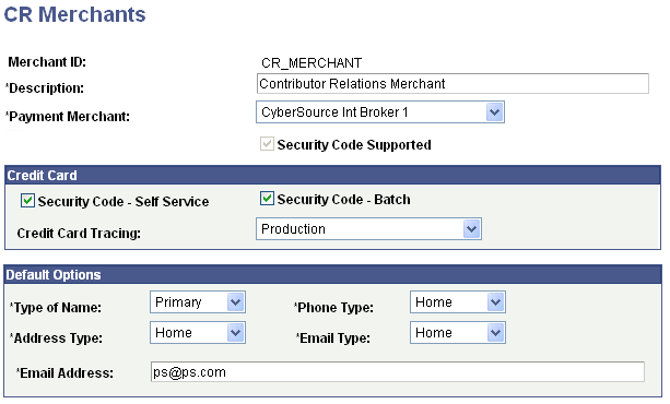 CR (Contributor Relations) Merchants page