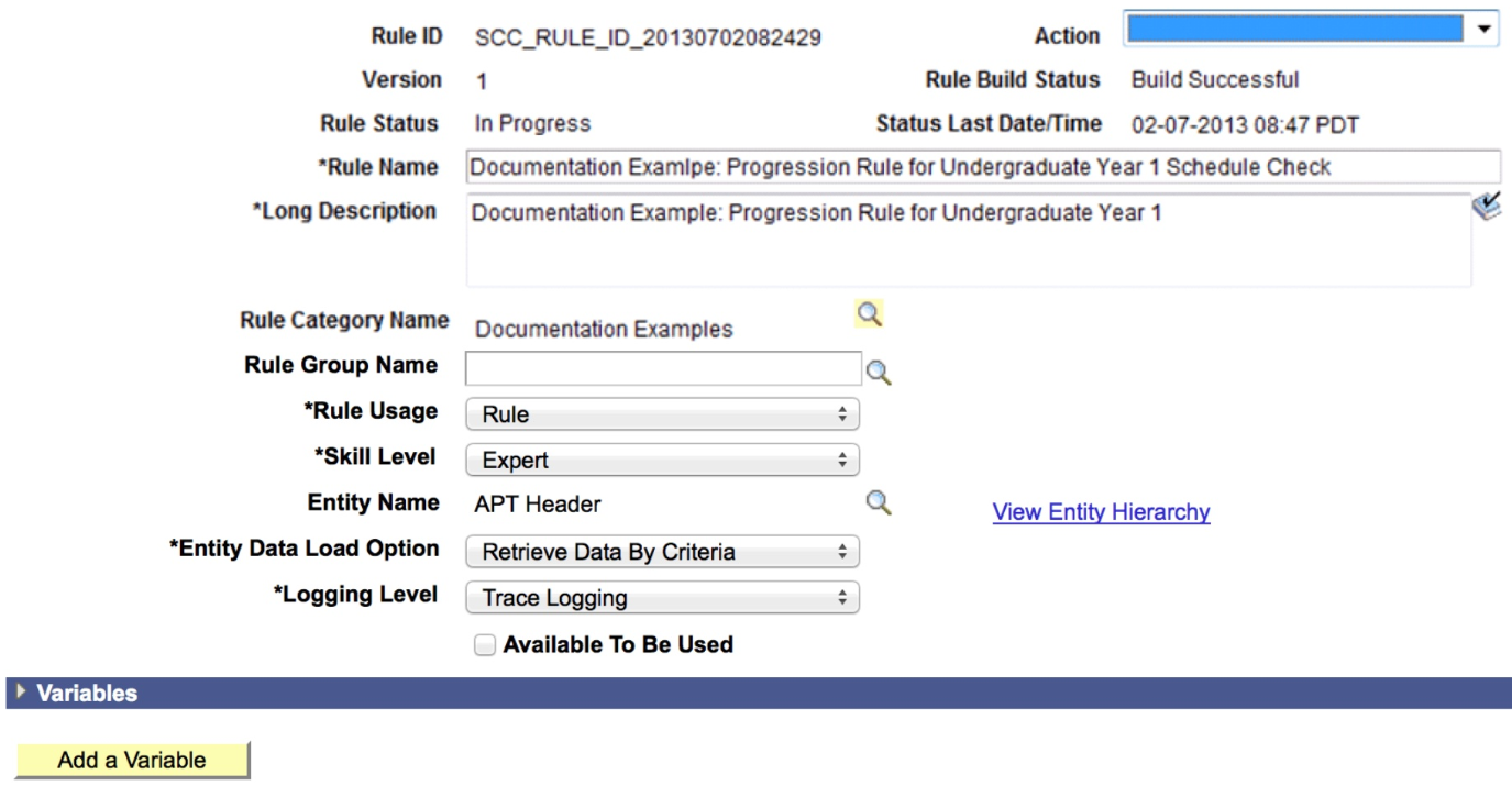 Example of Progression Rule for Contextual Reference Example (1 of 2)