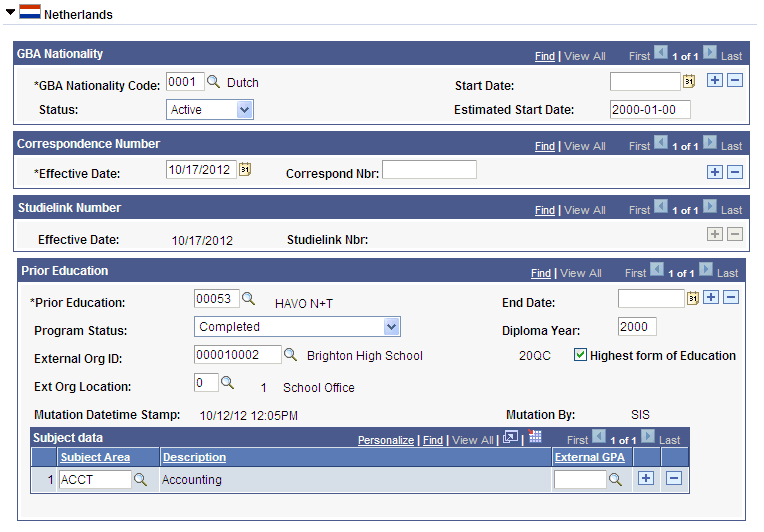 Regional page (5 of 7), Netherlands