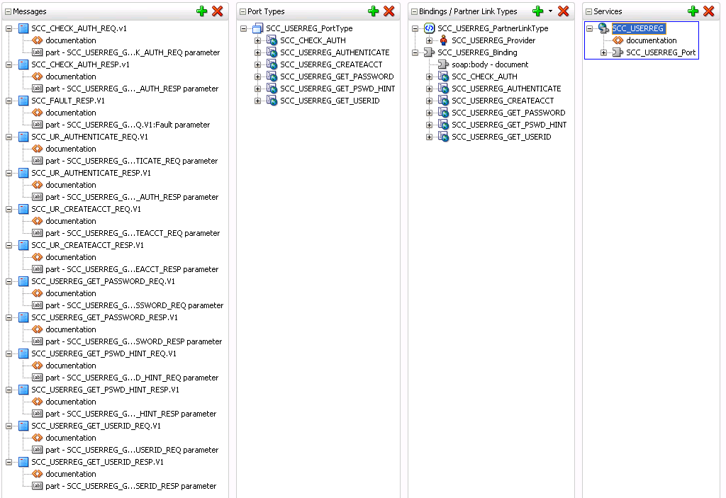 SCC_USERREG Web Services and Locator Example