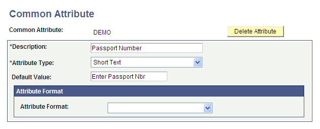 Example of a Common Attribute
