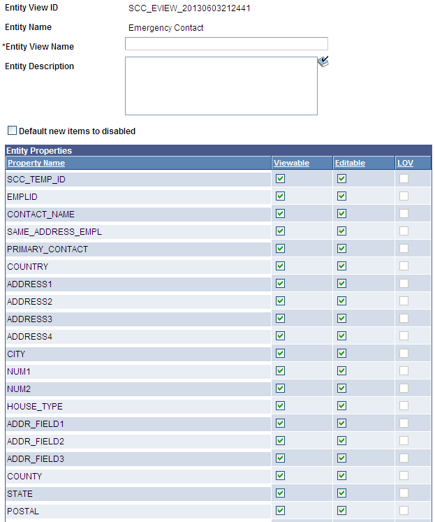 Entity Registry View Details page (1 of 2)
