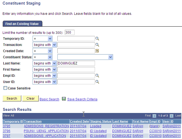 Partition Data By Transaction (search results)