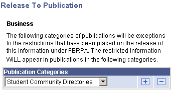 Release To Publication page