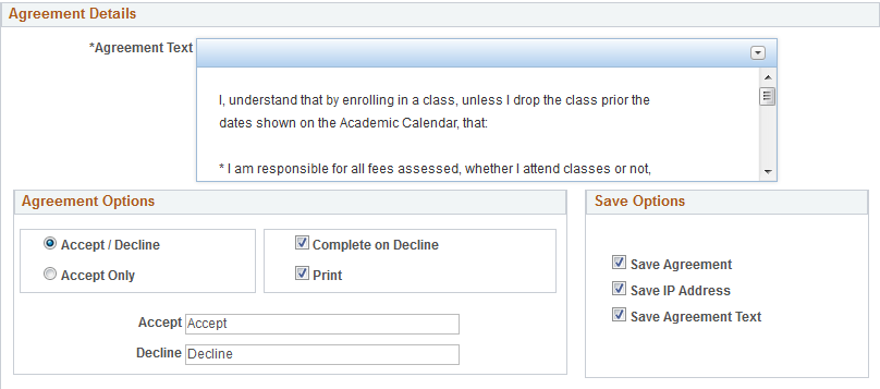 Page Definitions page (2 of 2)
