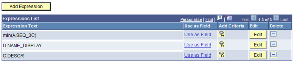 PSQuery Expression Use as Field Link Example
