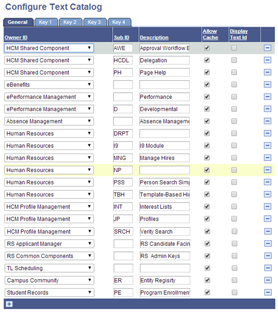 Configure Text Catalog Page for Rules Engine Create Text Message Example