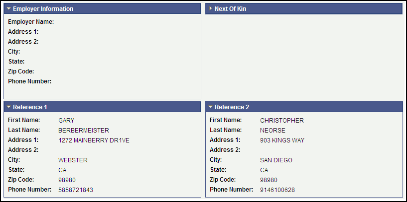 View Exit Counseling Staging Detail page (2 of 2)
