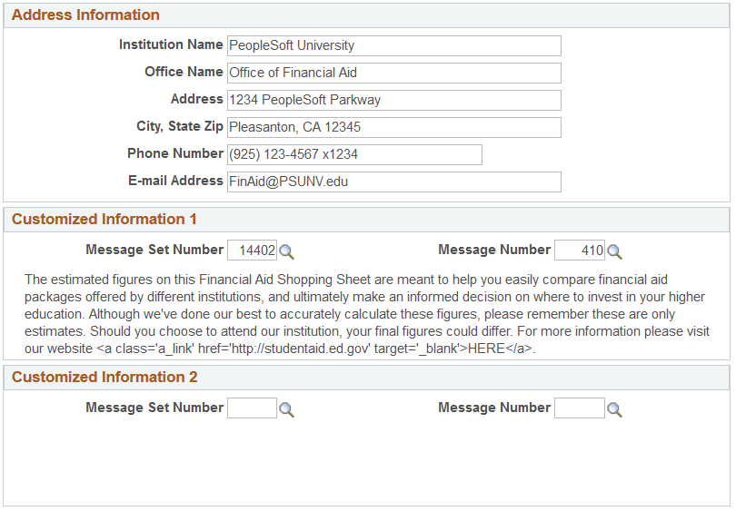 Institution Information page (2 of 2)