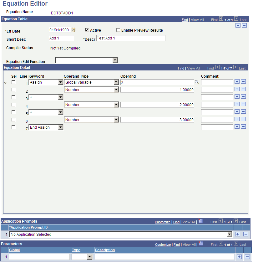 Equation Editor page