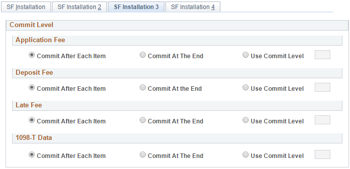 SF (Student Financials) Installation 3 page