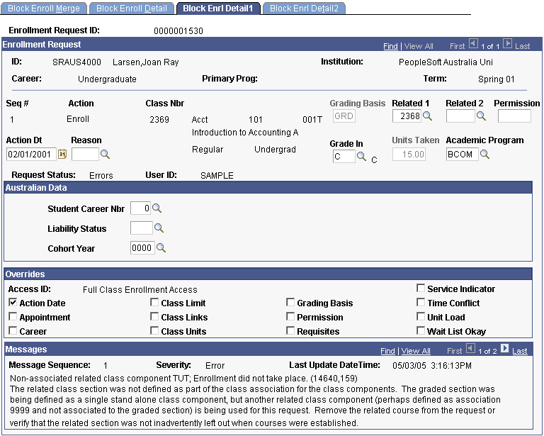 (AUS) Block Enrl Detail1 page