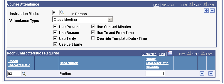 Course Catalog - Components page (2 of 2)