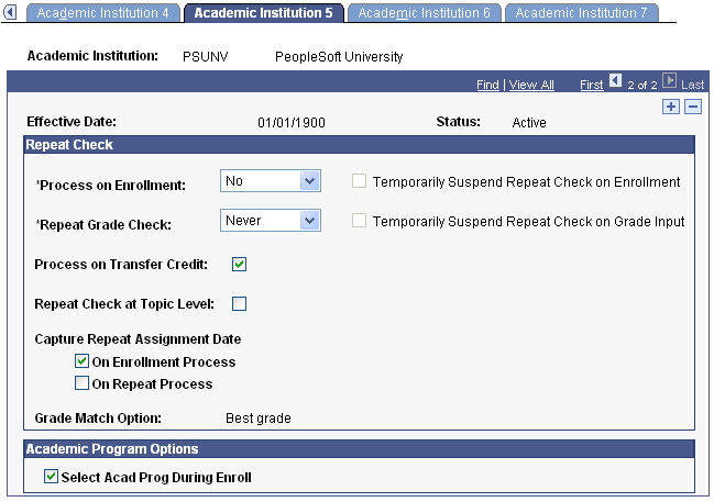 Academic Institution 5 page