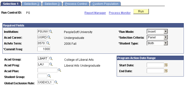 Term Activation - Selection 1 page