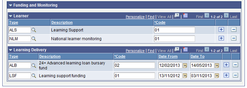 Further Education page (2 of 2)
