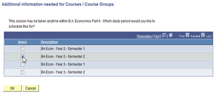 APT (Academic Progress Tracker) example: add course step 2