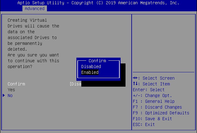 image:Screen showing the Enable Confirm pop up.