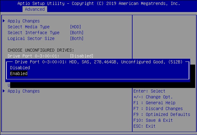 image:Screen showing Enable Drive pop up.
