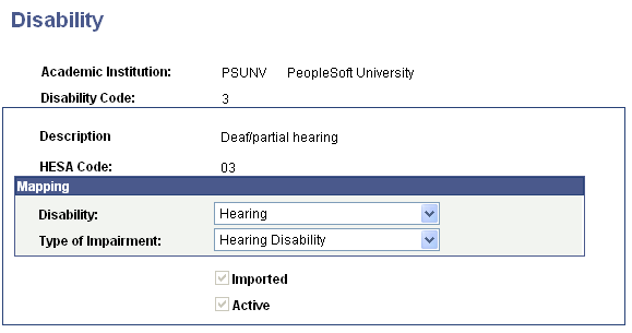 Disability page