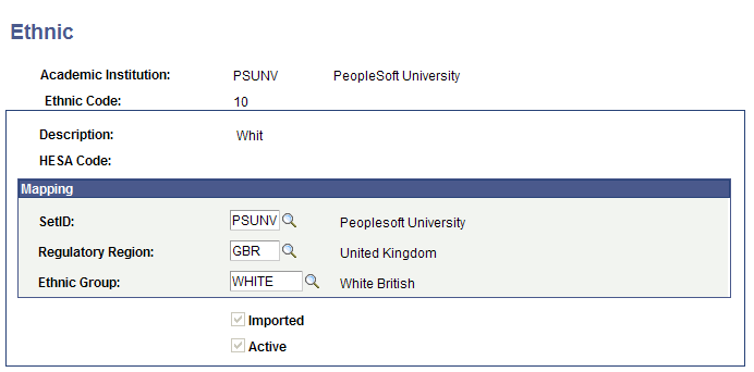 Ethnic page