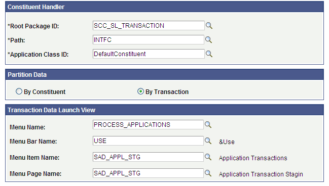 Example of a CTM transaction definition for bulk load (2 of 2)