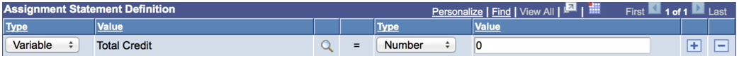 Example of Assignment Statement Definition