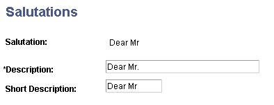 Salutations page