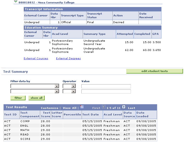 Admissions page (3 of 3)