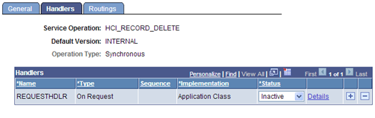 Example of Service Operations - Handlers page (CS)