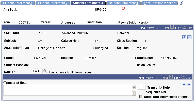Student Enrollment 3 page