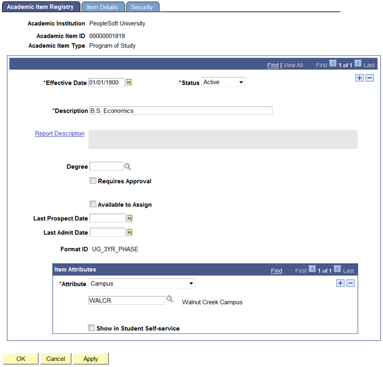 Build Program by Format (Add mode) step 3